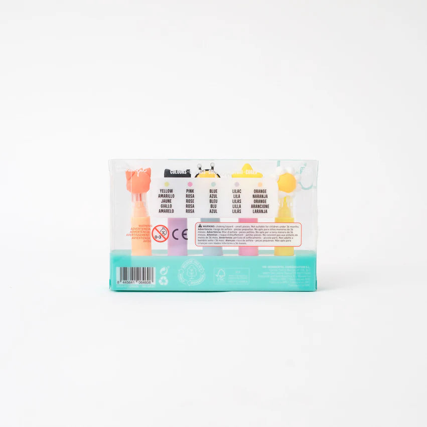 Set di 5 evidenziatori pastello – Colori tenui, idee brillanti – Mr.Wonderful