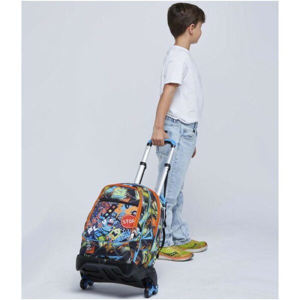 Zaino Trolley Sganciabile 3 Ruote -Sj Gang Rushpack