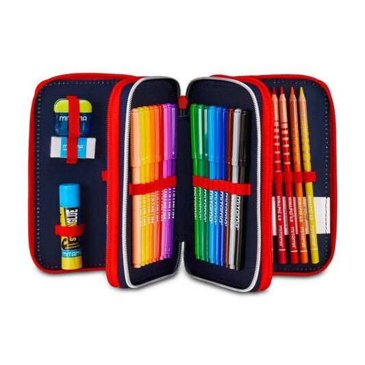 Astuccio 3 Zip Spiderman