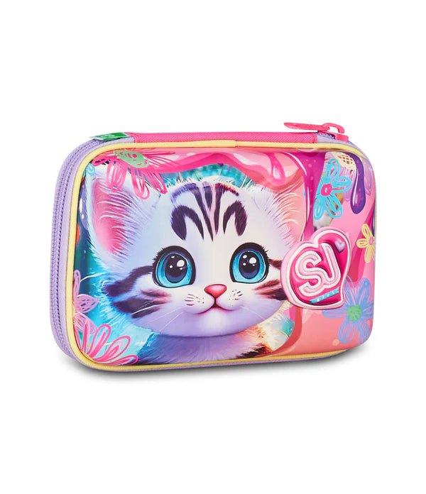 Astuccio Speed 1 zip Gatto - Seven