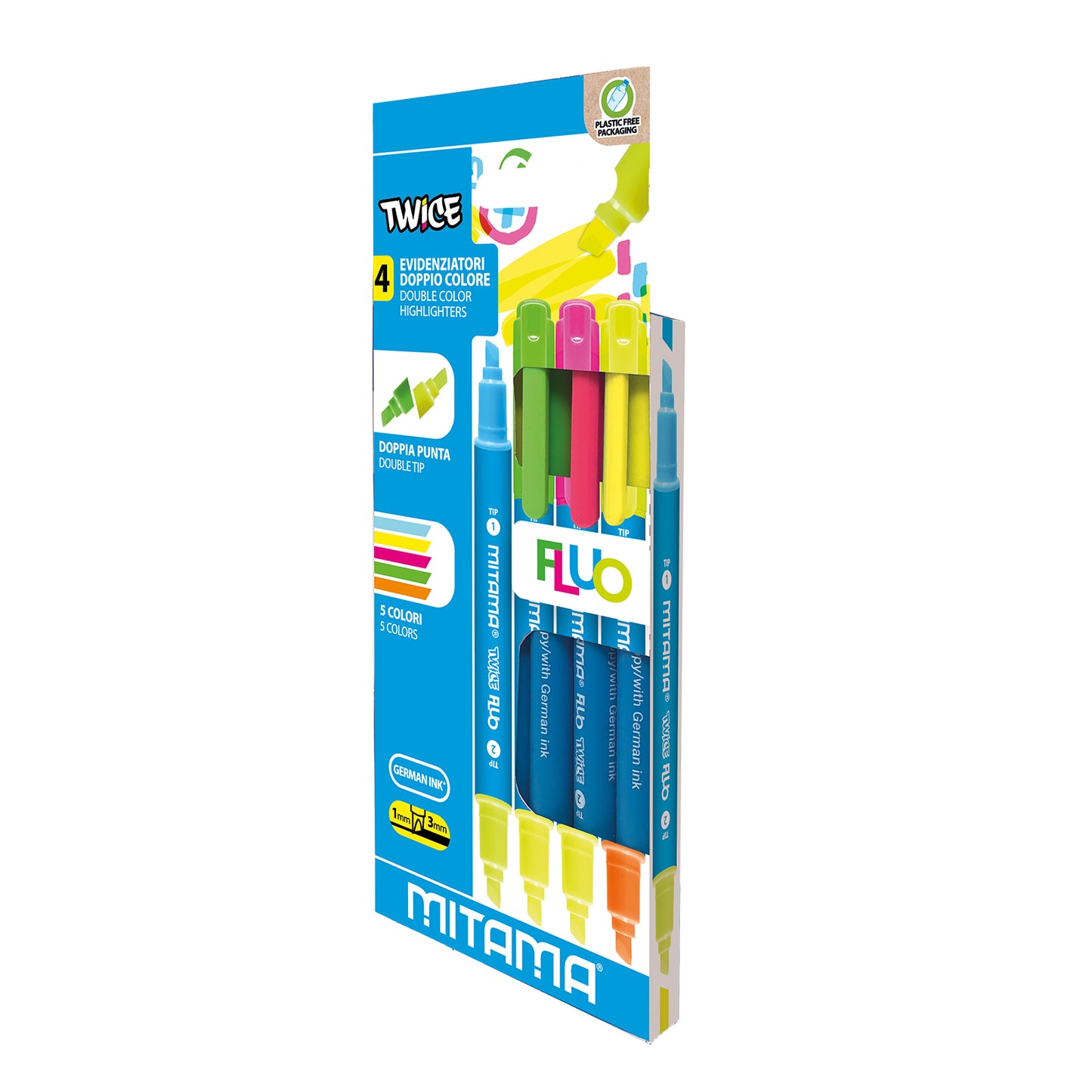 Evidenziatori Fluo Twice - Mitama