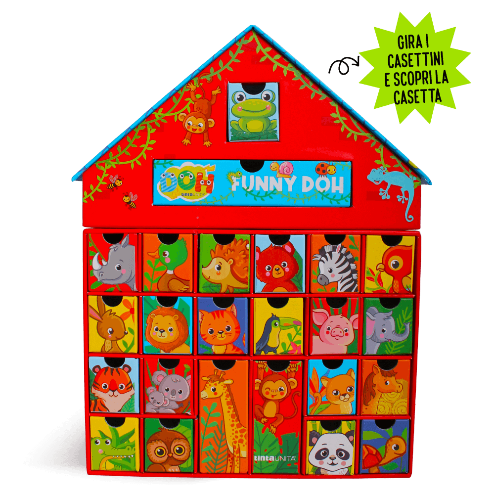 CALENDARIO DELL'AVVENTO PLAYDOH - tintaUNITA