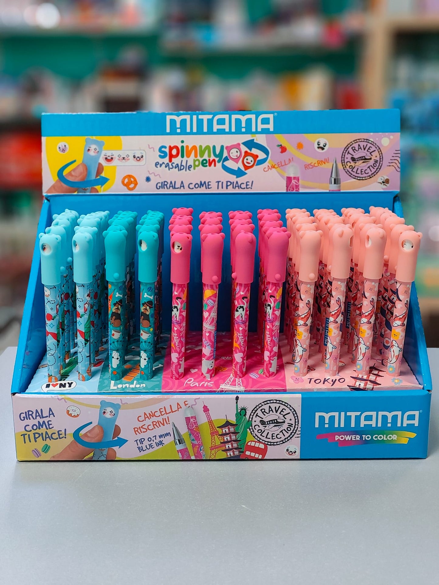 Penna Cancellabile SPINNY TRAVEL COLLECTION - Mitama