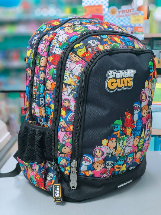 Zaino Scuola STUMBLE GUYS Nero