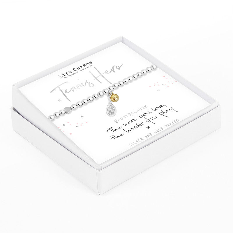 Braccialetto Life Charms - Tennis Hero