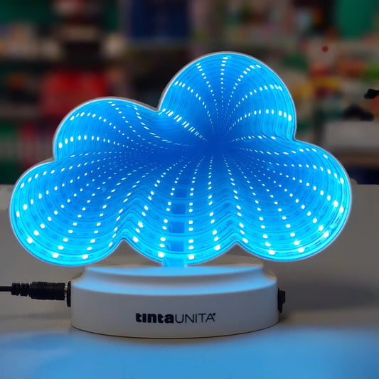 LAMPADA LED a specchio con NEON in 3D - tintaUnita