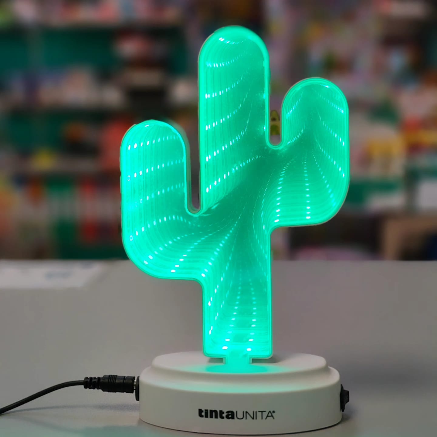 LAMPADA LED a specchio con NEON in 3D - tintaUnita