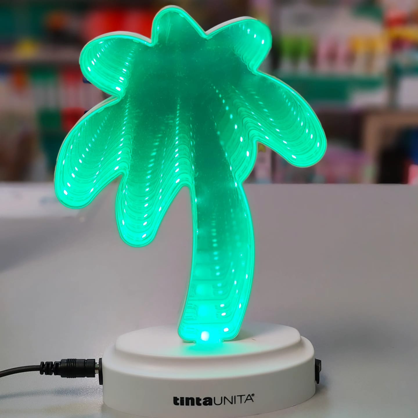 LAMPADA LED a specchio con NEON in 3D - tintaUnita