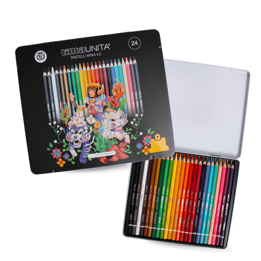 PASTELLI E BRUSH METAL BOX FRAFFROG - tintaUNITA