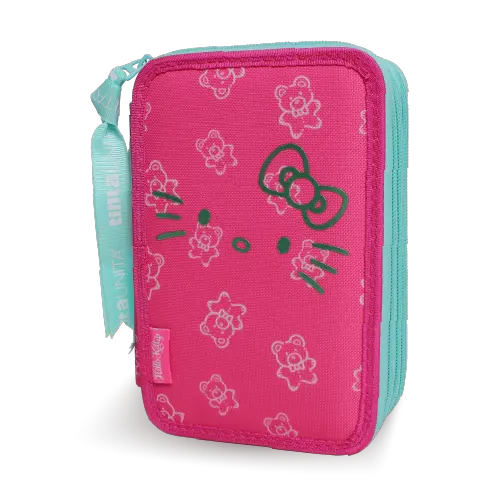 Astuccio 3 zip tintaUNITA - HELLO KITTY