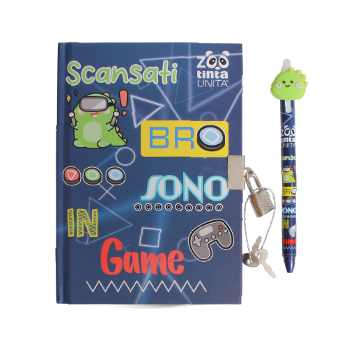 Diario Segreto tintaUnita ZOO con penna e lucchetto