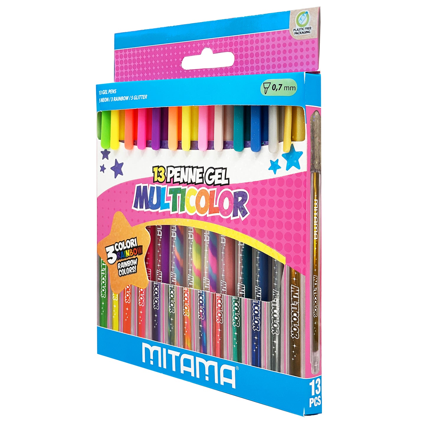 Penne gel Glitter Fluo - Mitama