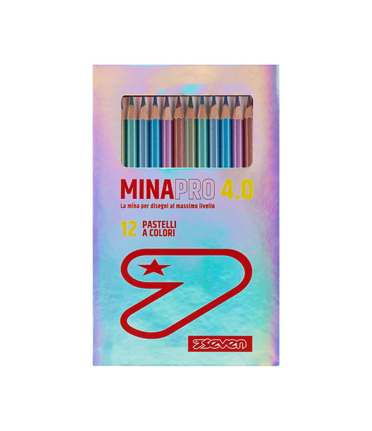 Pastelli Metallizzati 12 pezzi Mina Pro 4.0 - Seven