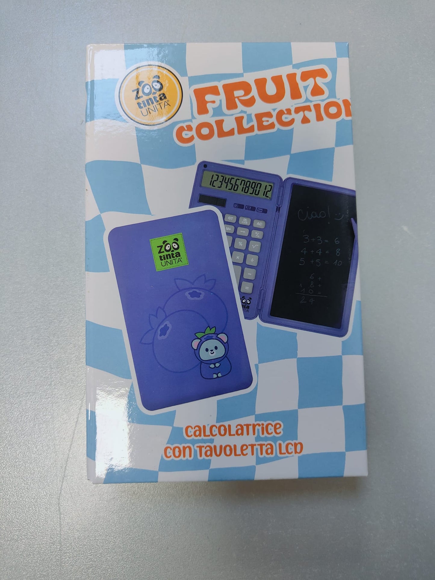 Calcolatrice con Tavoletta LCD - tintaUNITA ZOO FRUIT