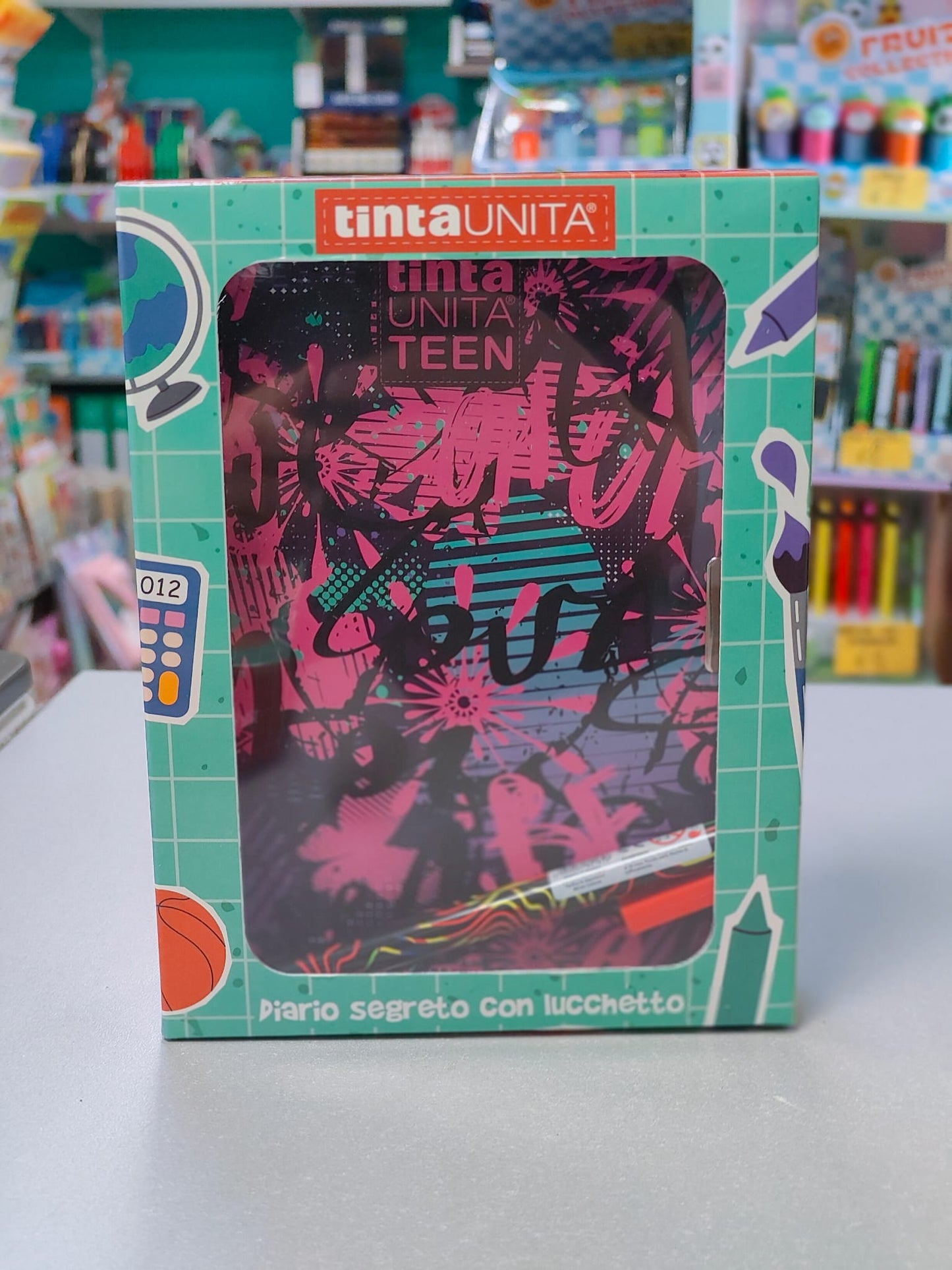 Diario Segreto con lucchetto "backtoschool" tintaUNITA