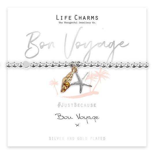 Braccialetto Life Charms - Bon Voyage