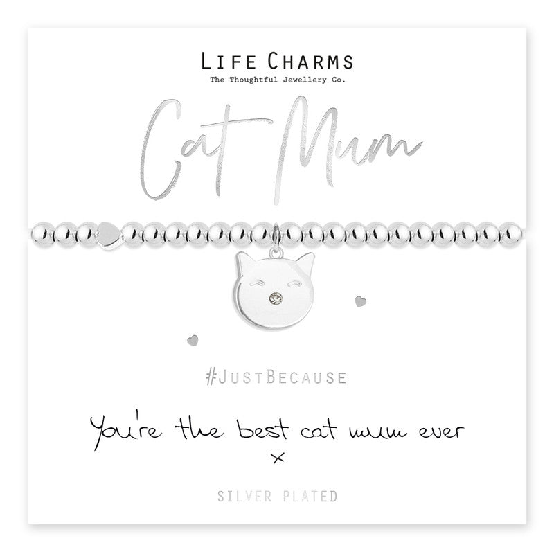 Braccialetto Life Charms - Cat Mom