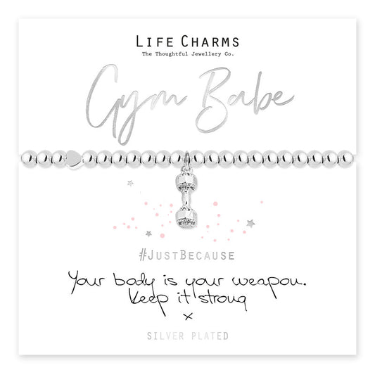 Braccialetto Life Charms - Gym Babe