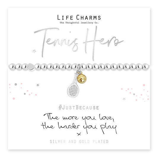 Braccialetto Life Charms - Tennis Hero