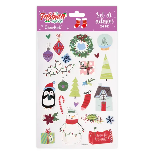 SET STICKERS NATALIZI - Colourbook